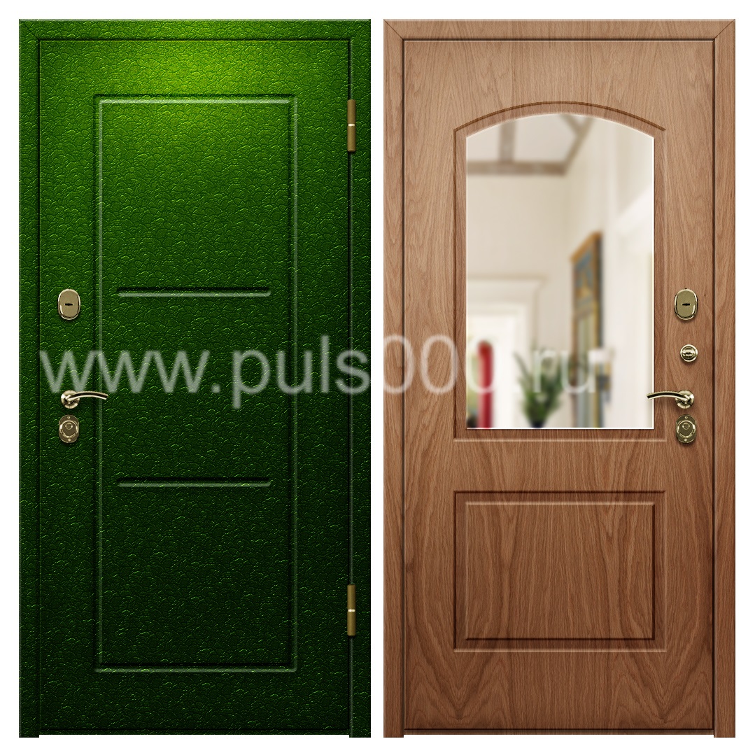 Входная квартирная дверь с зеркалом и шумоизоляцией PR-1125, цена 39 100  руб.